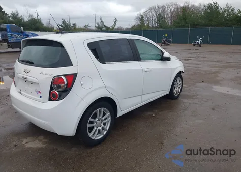 2012 Chevrolet Sonic 2Lt из США, поврежденный, VIN 1G1JC6SH7C4180231